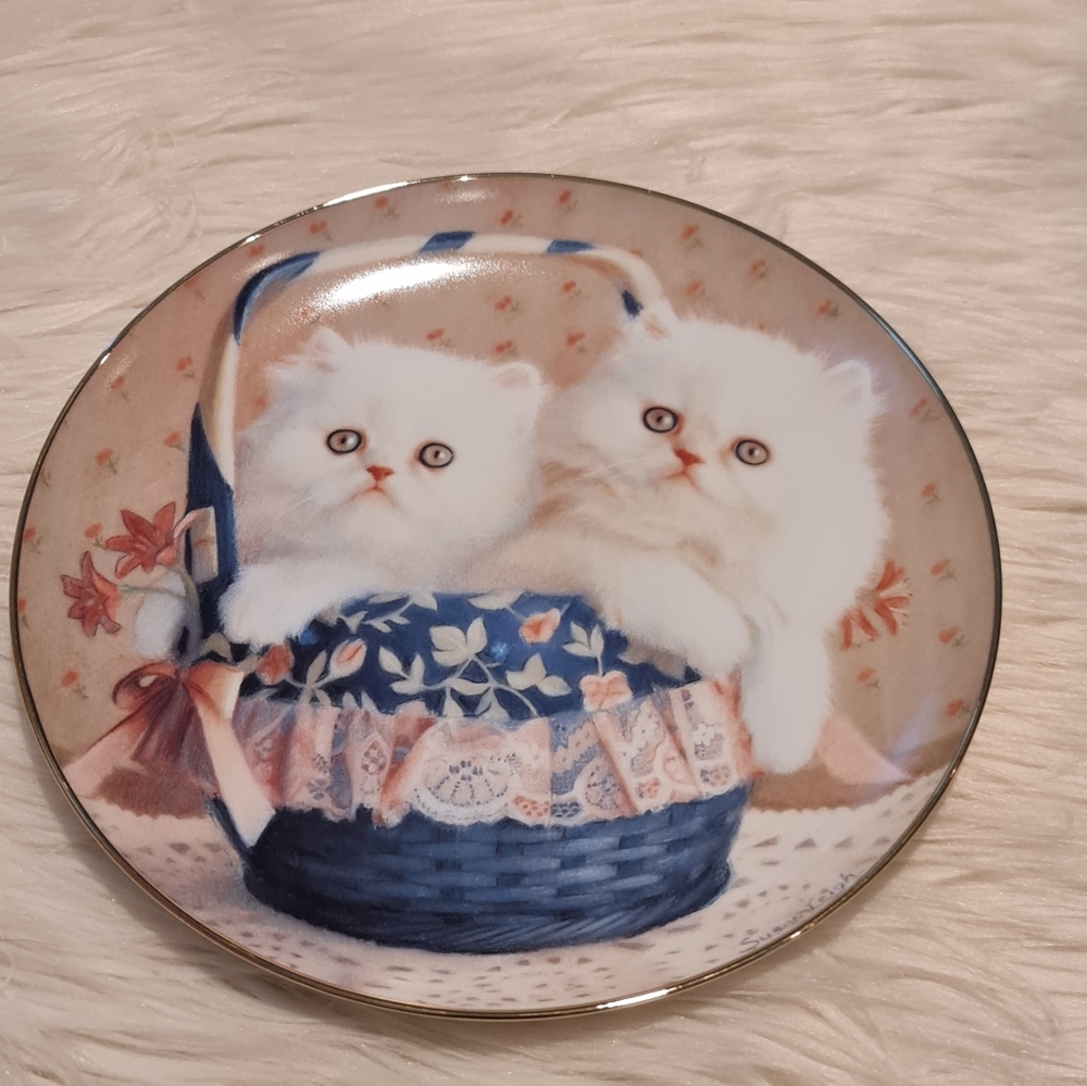 Kuddly Kittens "Tiffy & Taffy" Plate by American Artists